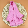 princess style pink hoodies small dog clothes